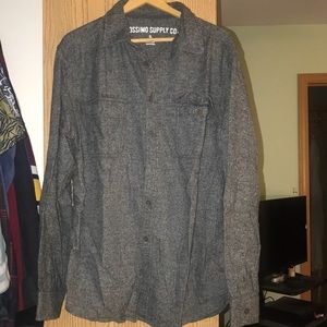 Men’s double front pocket flannel